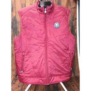 Mens Aigle Puffer Jacket Red Sz XL
